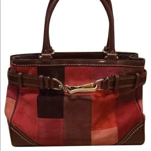 Authentic Coach Hampton and Mosaic Pink Bag